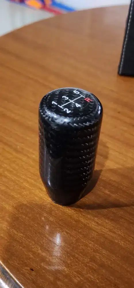 Shift knob tuas gigi manual toyota fortuner innova universal carbon