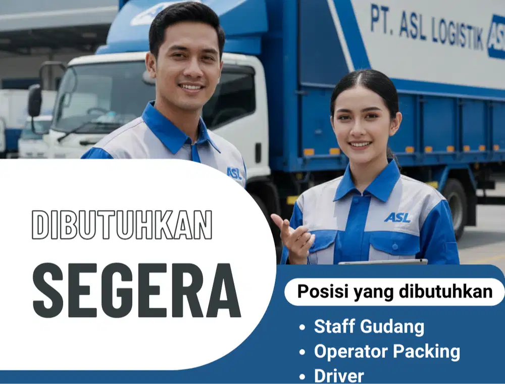Lowongan Kerja Staff Gudang & Operator Produksi