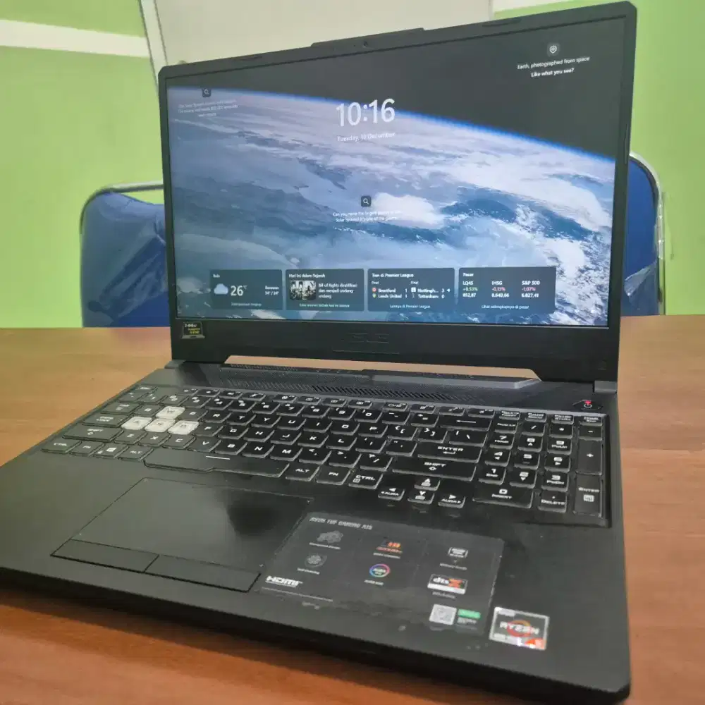 Laptop ASUS TUF Gaming A15 FX506I-R55TB6T