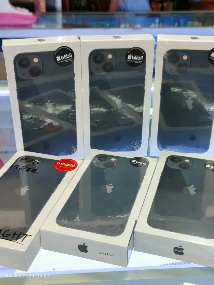 iPhone 13 baru 128gb