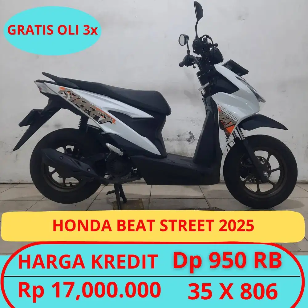 HONDA BEAT STREET 2025 DP HANYA 950 RIBU GUYSS