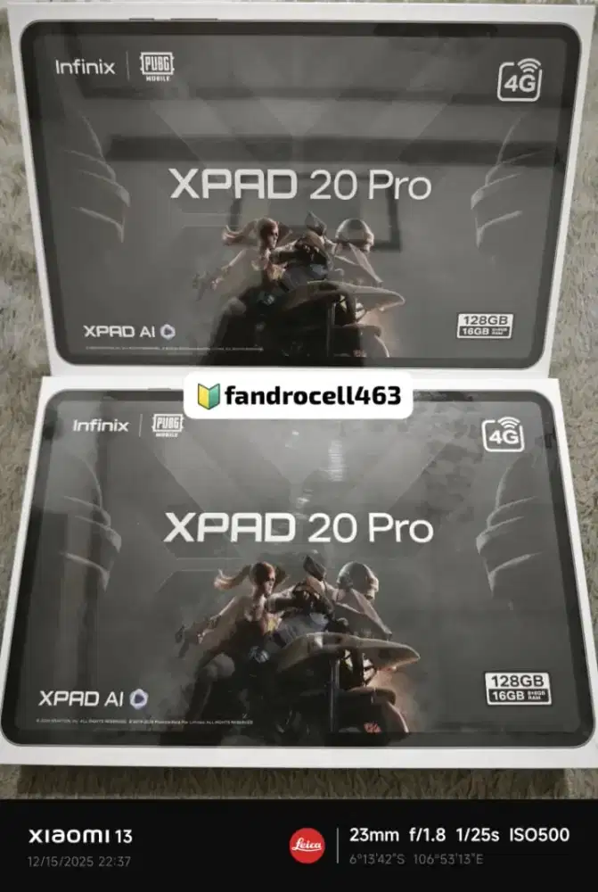 BNIB infinix xpad 20 pro 4G 8/128