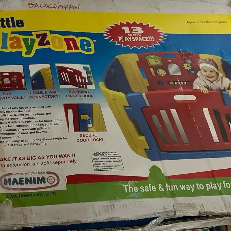Little playzone haenim pagar mainan anak bayi