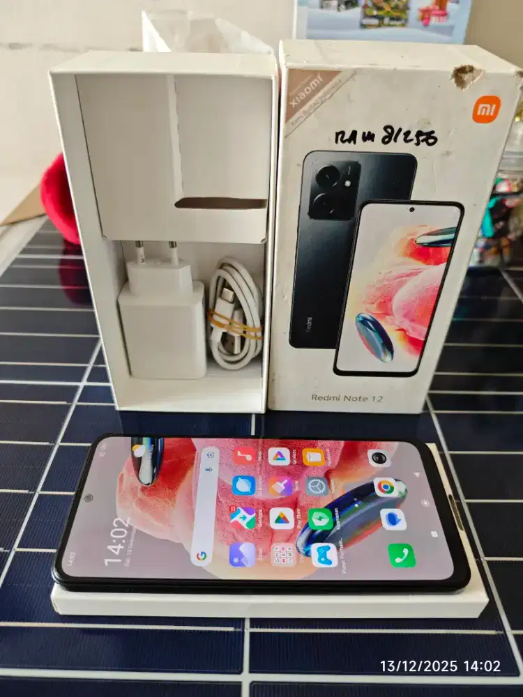 Redmi Note 12 4G 8/256 Fullset segel mulus no minus