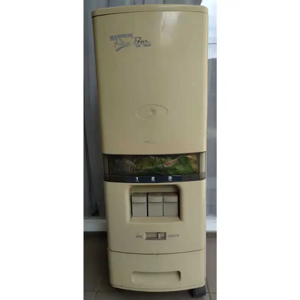 Maspion Rice Box / Dispenser / Tempat - Wadah Beras Original