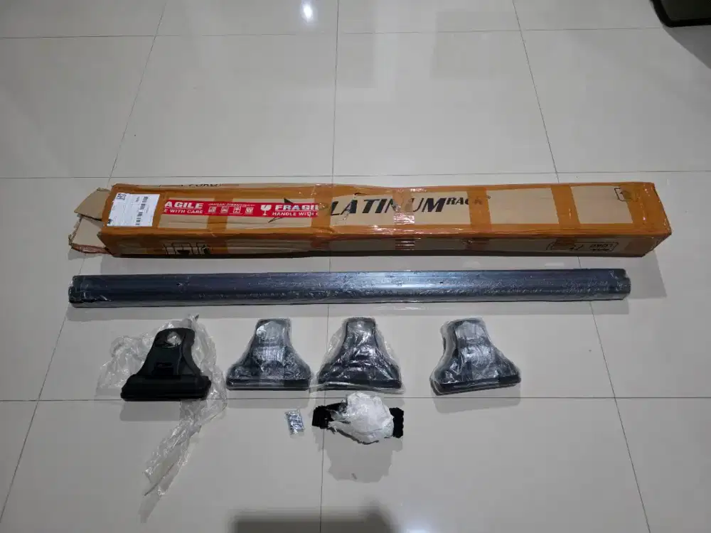 Cross bar jepit bodi mobil, merk Platinum