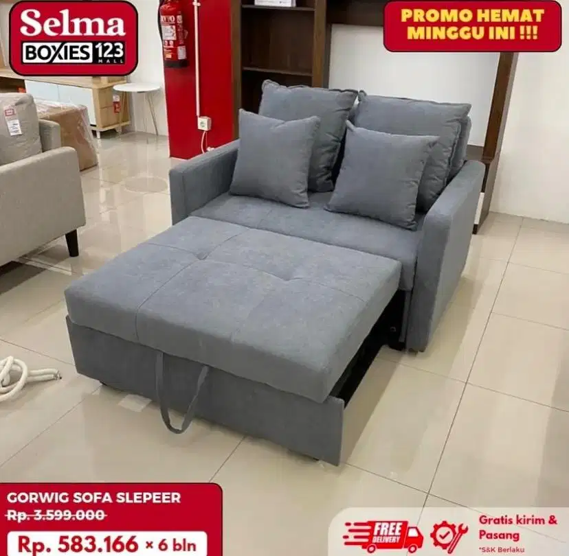 Sofa sleeper ruang tamu