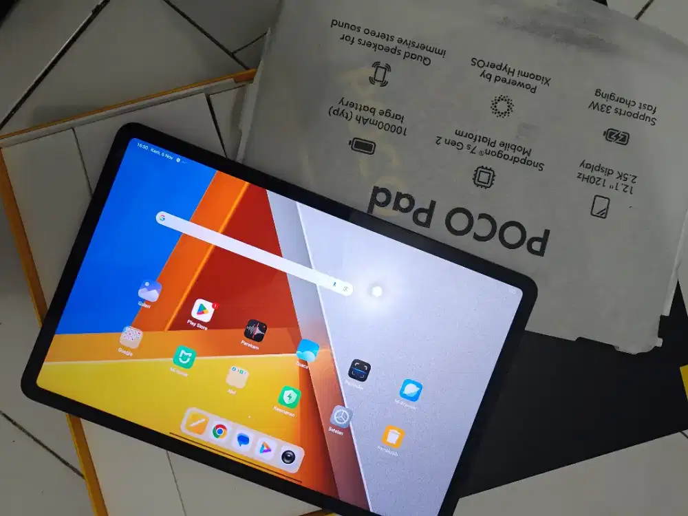 Poco Pad 12inc 8/256Gb Snapdragon 7s Gen 2 wifi Only