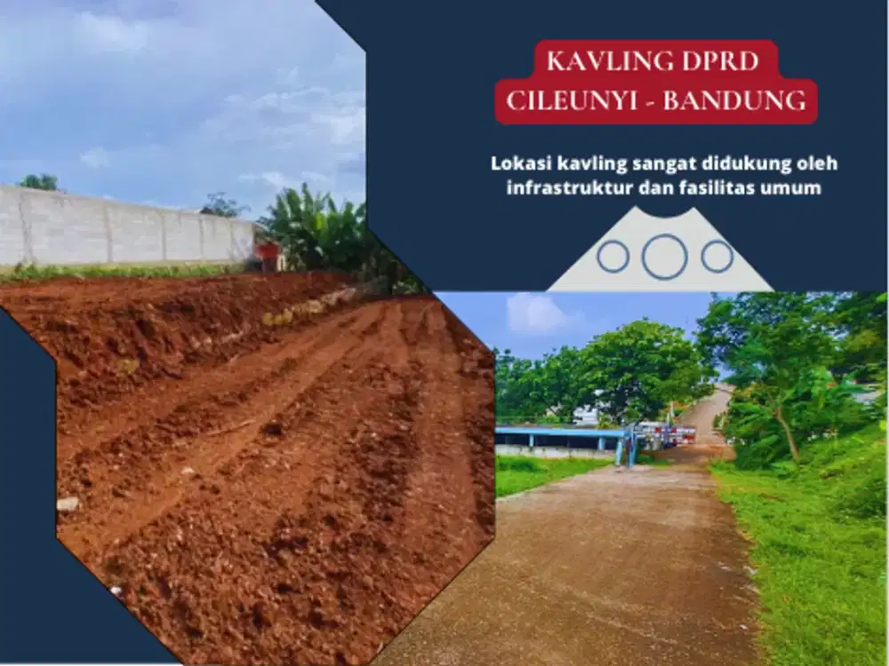 INI KAVLING A2 (156m²) DENGAN KEUNTUNGAN LOKASI NOMOR 1 CILEUNYI!