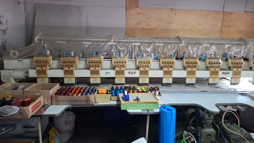 Mesin bordir Golden Lion 12 kepala