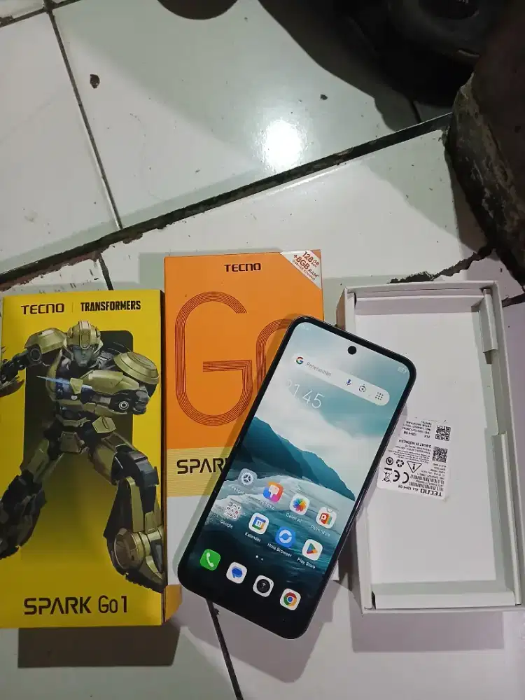 Tecno spark go ram 4/128 fullset