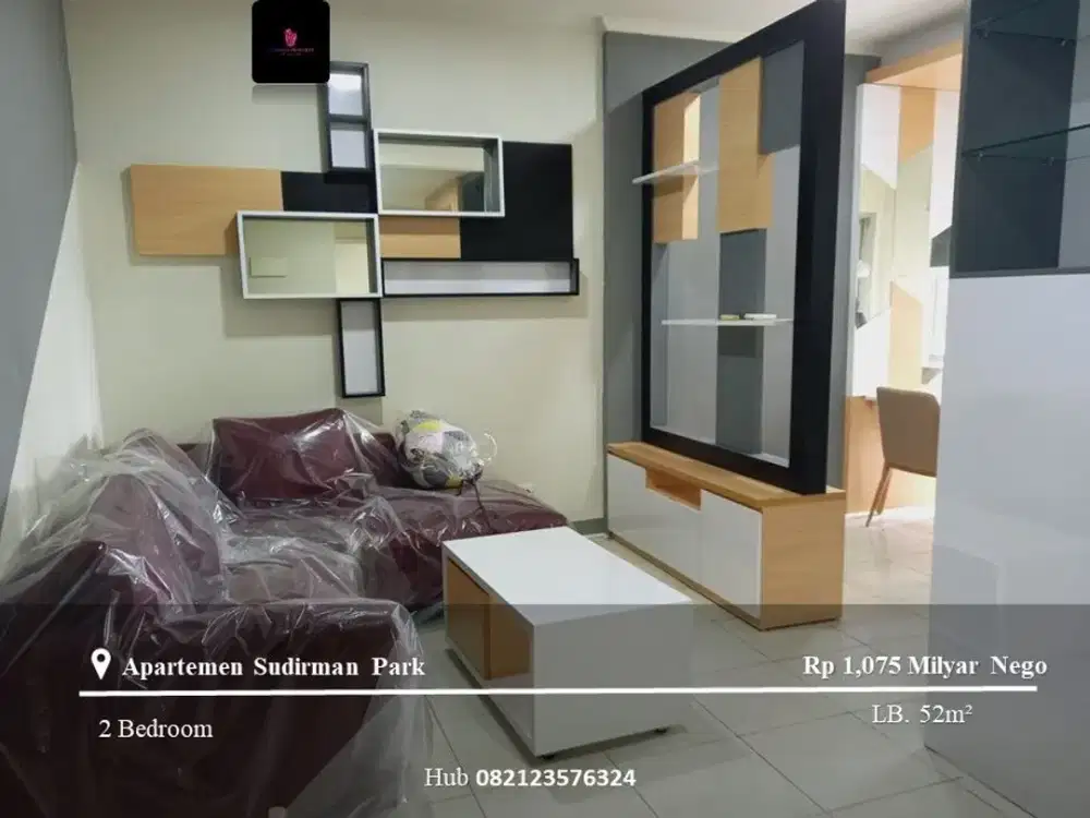 Dijual Apartement Sudirman Park High Floor 2BR Furnished