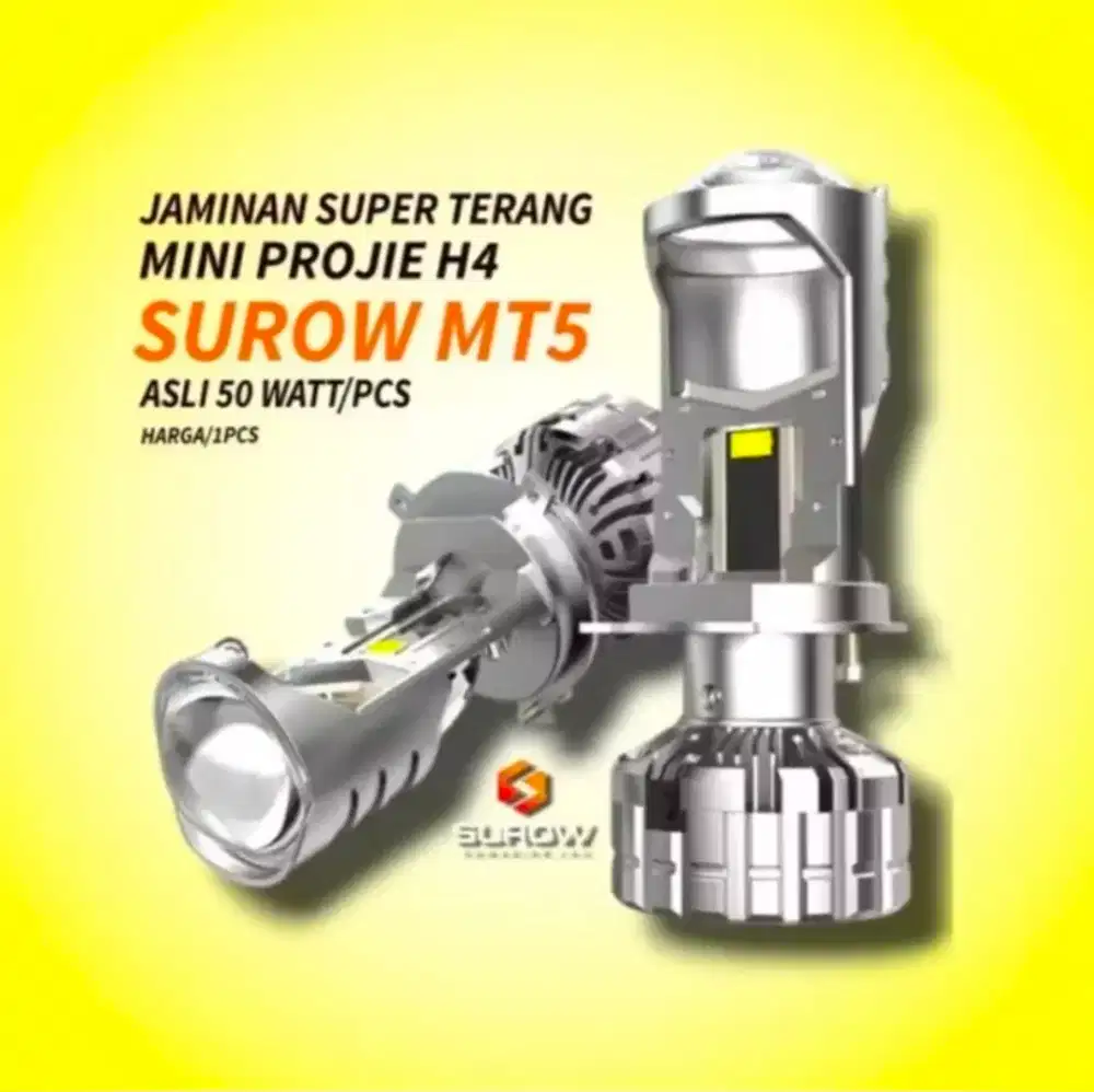 2 Pcs LAMPU LED MINI PROJIE H4