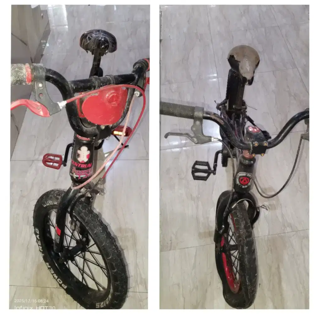 Sepeda anak kondisi rusak