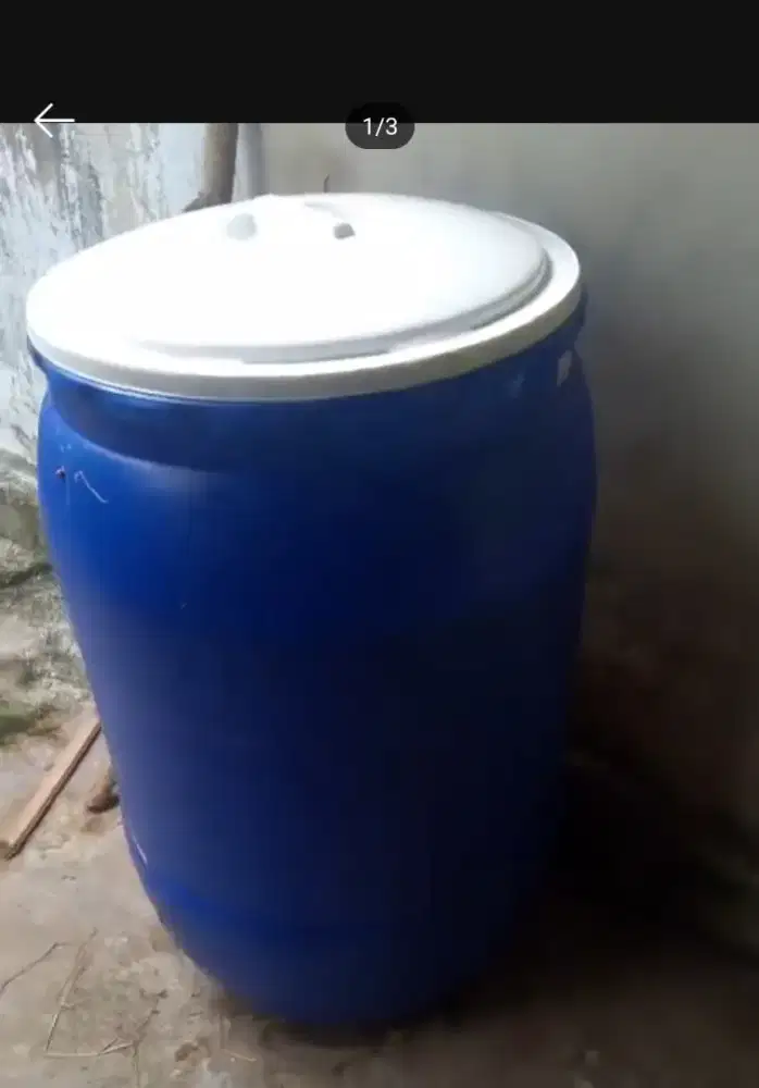 Gentong air merk green leaf 120 lt pemakaian 2bln