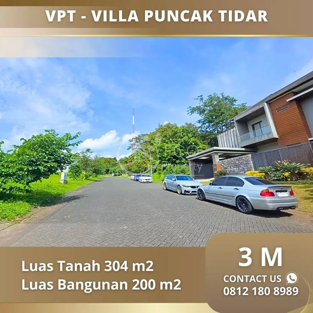 Villa Puncak Tidar Malang Bisa untuk Usaha Kuliner dan Sebagainya