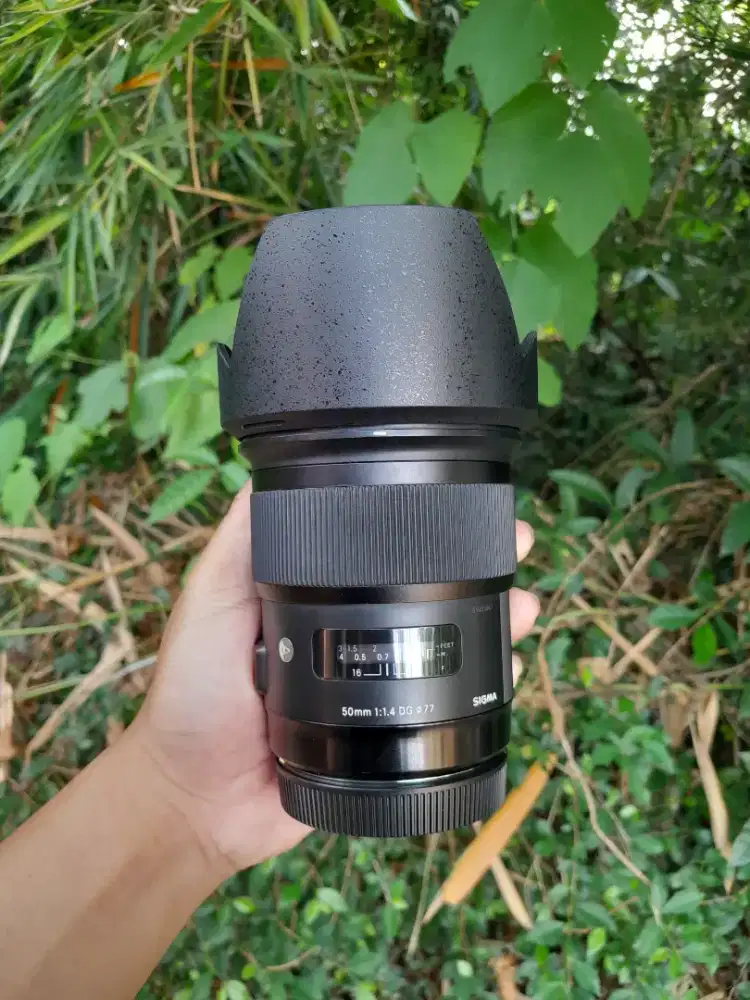 Lensa fix sigma art 50 mm f1.4 for canon