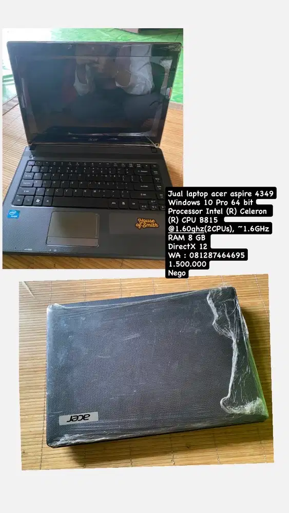 Jual laptop acer