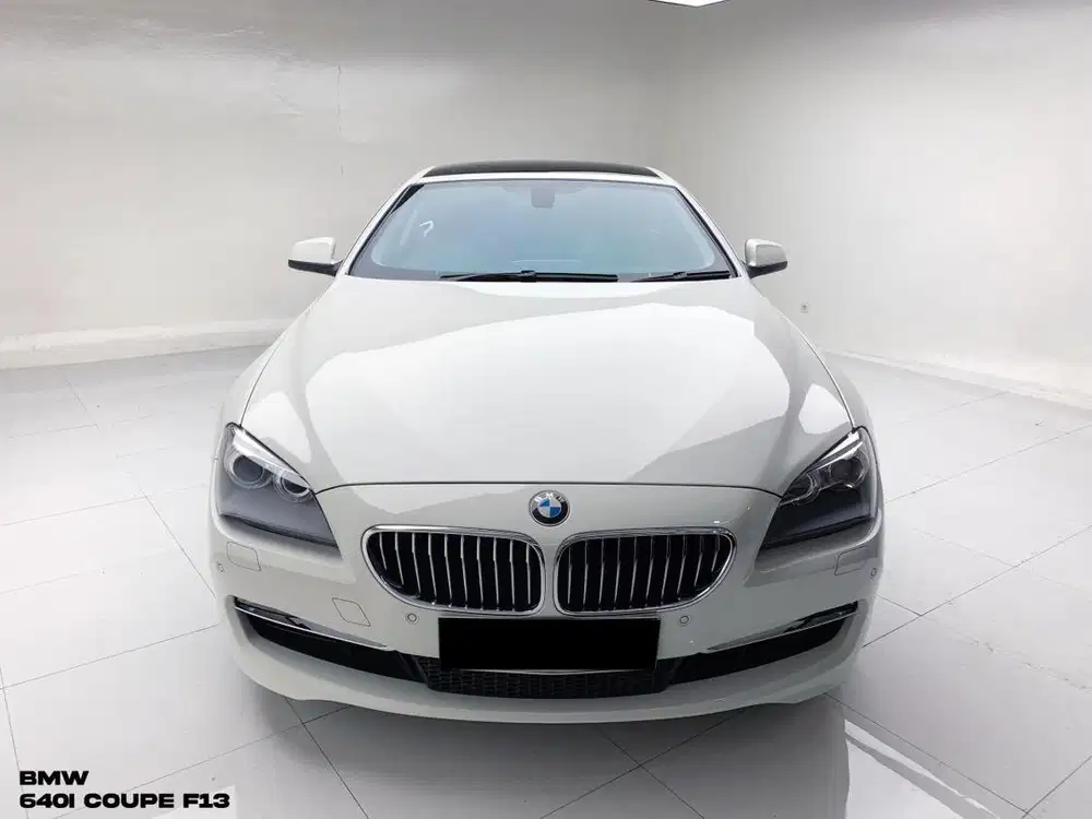 (4000 KM) BMW 640i COUPE F13 2014 – WHITE ON BROWN
