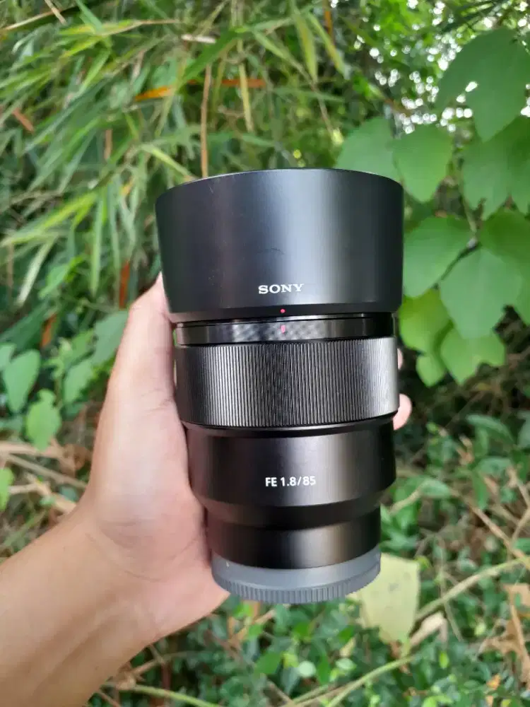 LENSA SONY FE 85 MM F1.8 like new