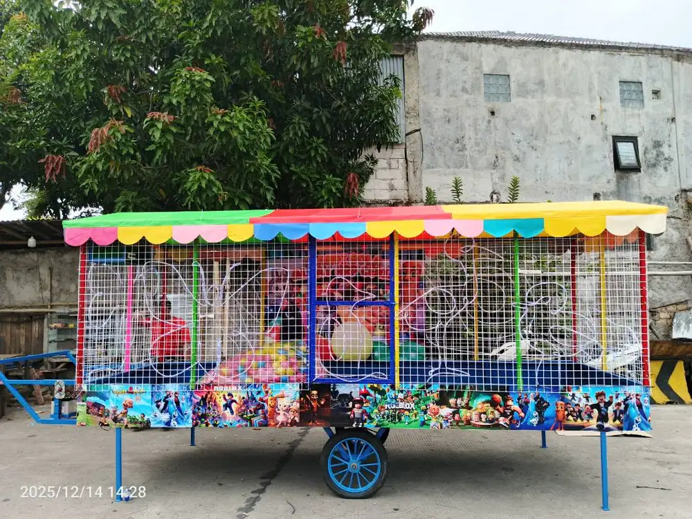 Odong Wahana Indoor || Mandi Bola Stiker 2 oog