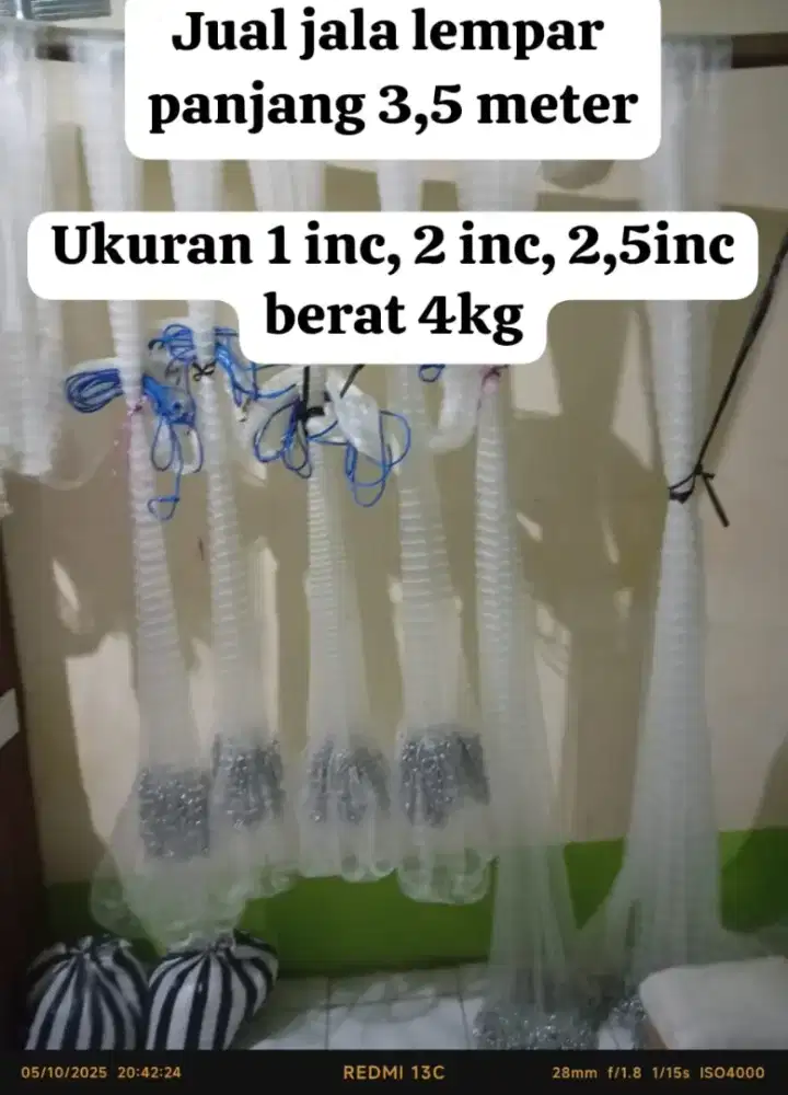 Jual jala ikan baru,langsung perajin harga 400 ribu,