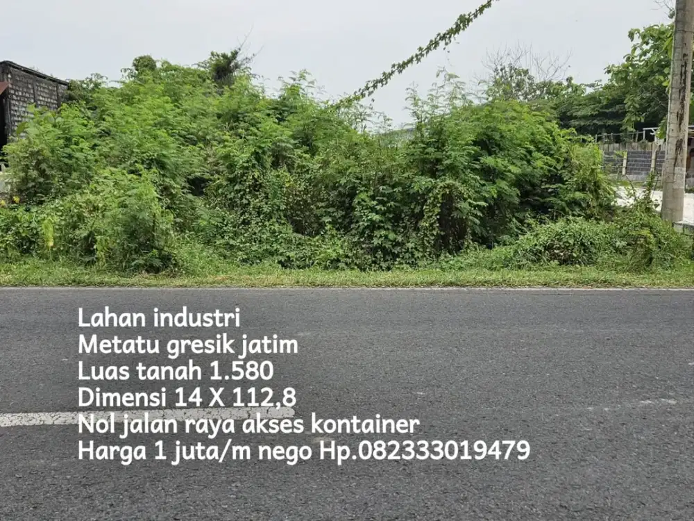 Lahan industri gresik jatim