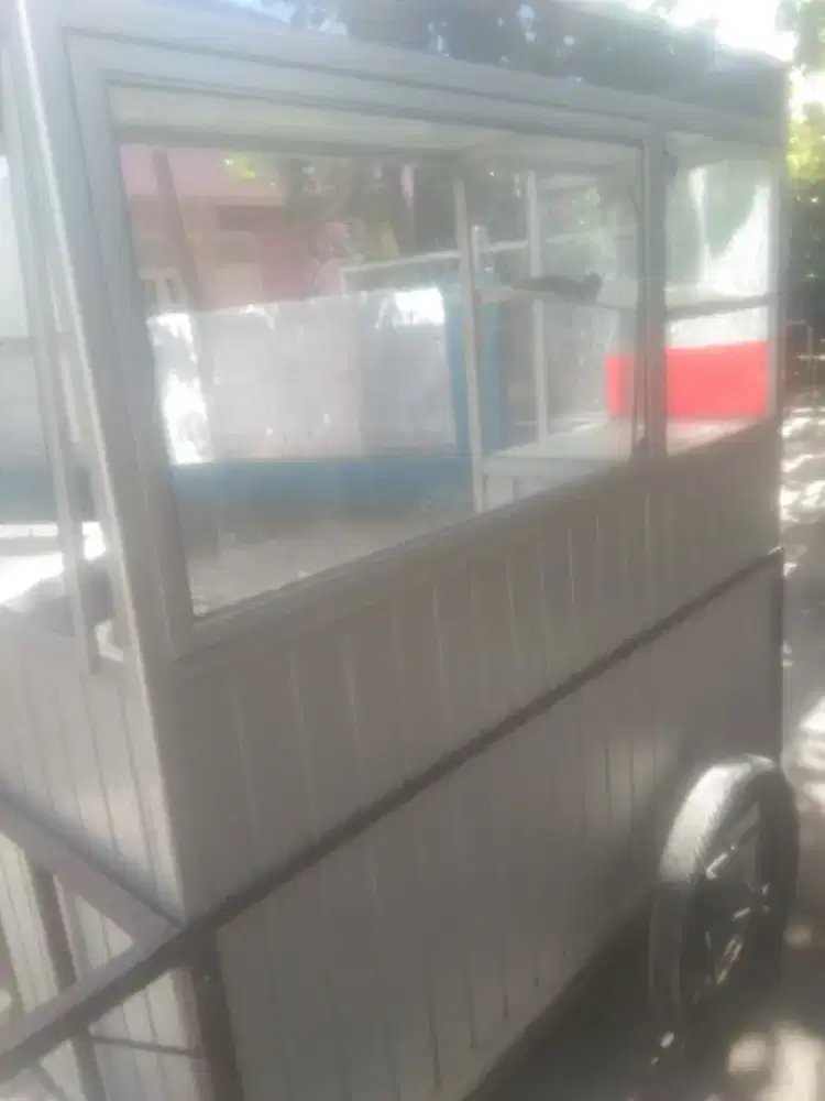 Gerobak Dagangan Stainless Lok Kemanggisan