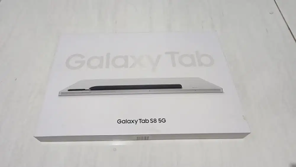 Mulus Terawat Lengkap Normal Like New Samsung Tab S8 5G 8/128GB Silver