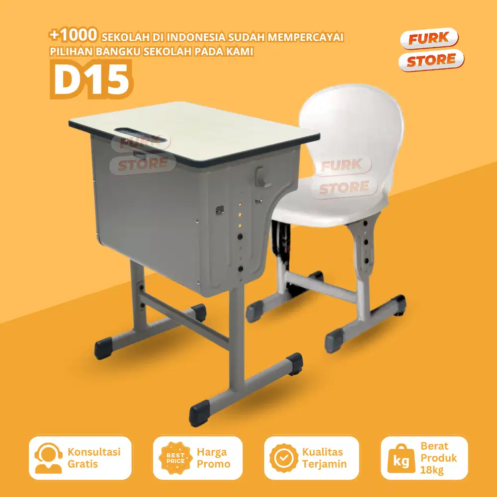 Meja Sekolah Tipe D15 – Meja Kursi Siswa | Meja Sekolah SMP