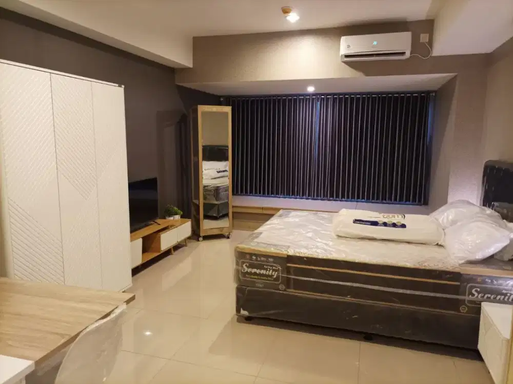 Disewakan Apartemen Studio Full Furnished di Orange County Lippo Cikarang – Hanya 65 Juta/Tahun