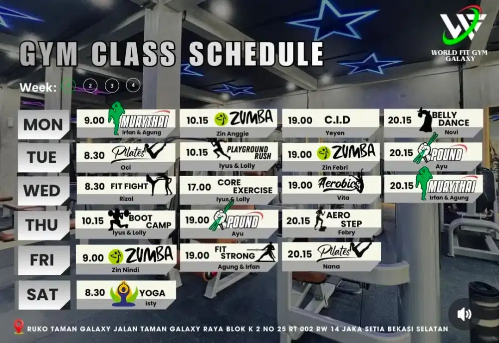 Get Special Gift VOUCHER FREE TRIAL 1x Nge - Gym!