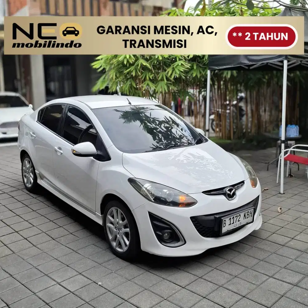 [ Garansi Mesin, Matic ] MAZDA 2 RZ Sedan 2012 PUTIH