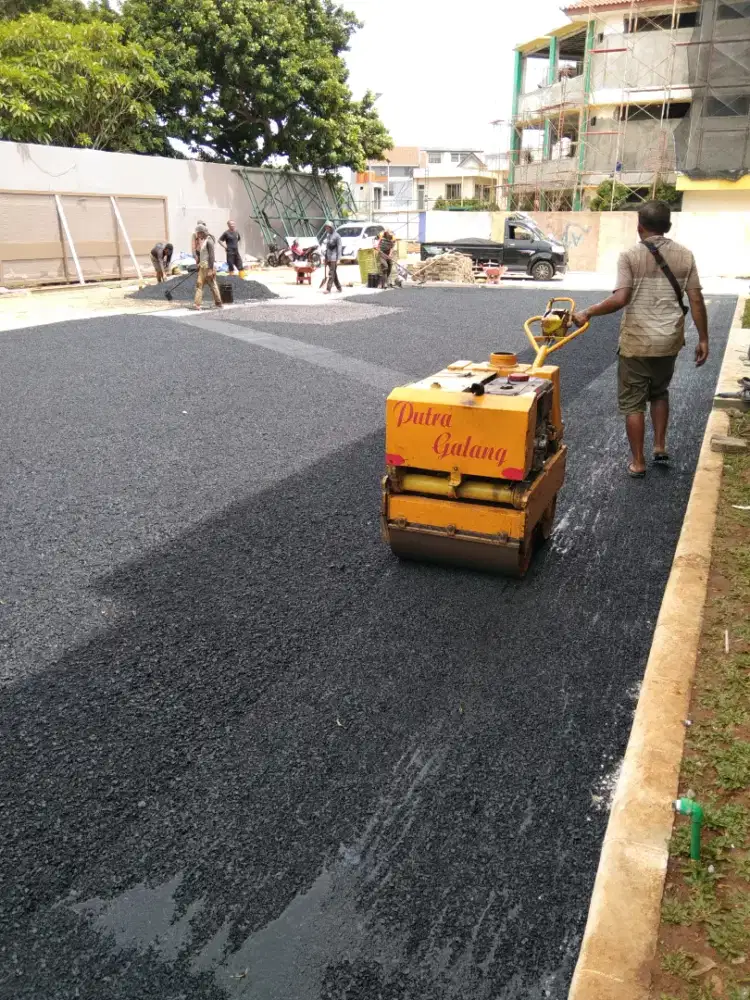 Aspal hotmix tanah baru depok