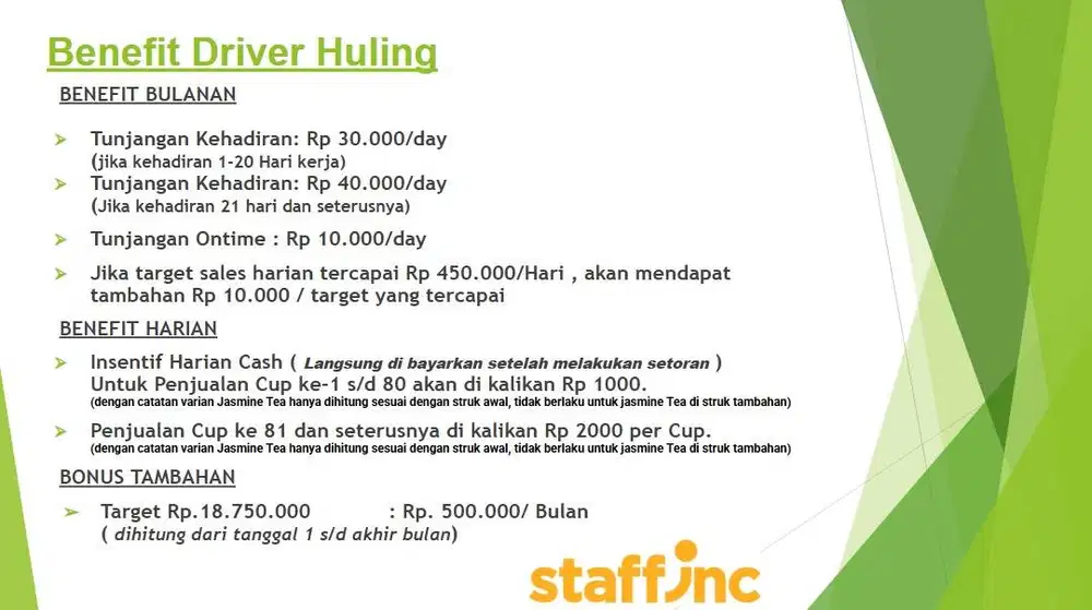 Lowongan kerja Driver Hauling HAUS