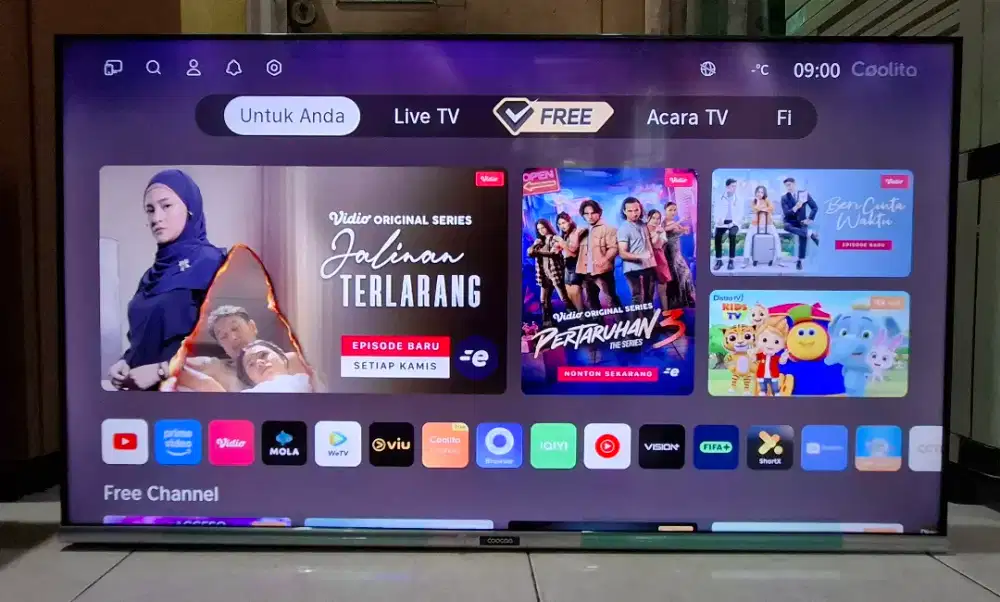 Televisi Android 40 merek Coocaa