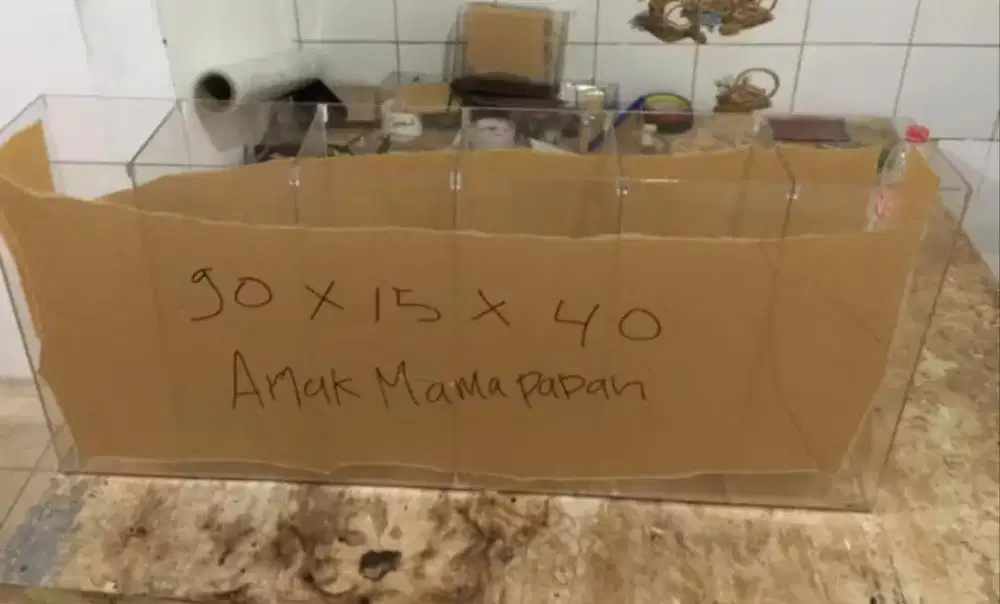 Etalase buah ukuran 90x15x40cm