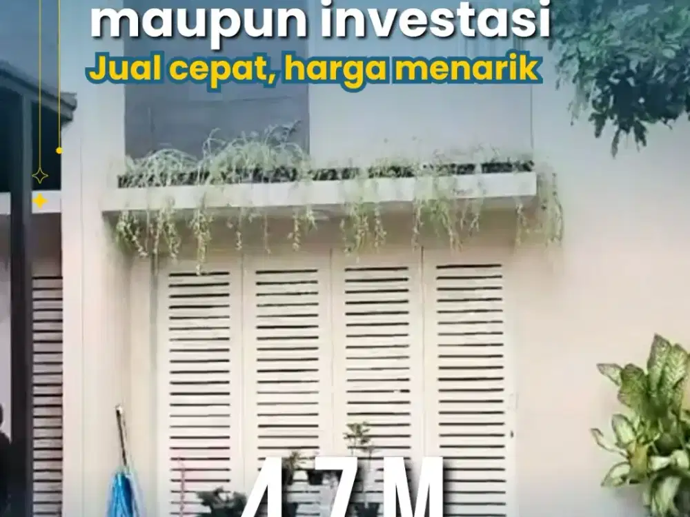 DIJUAL CEPAT  Rumah Lokasi Strategis  Cluster Mozart Summarecon Serpong  Kesempatan bagus untuk hunian maupun investasi