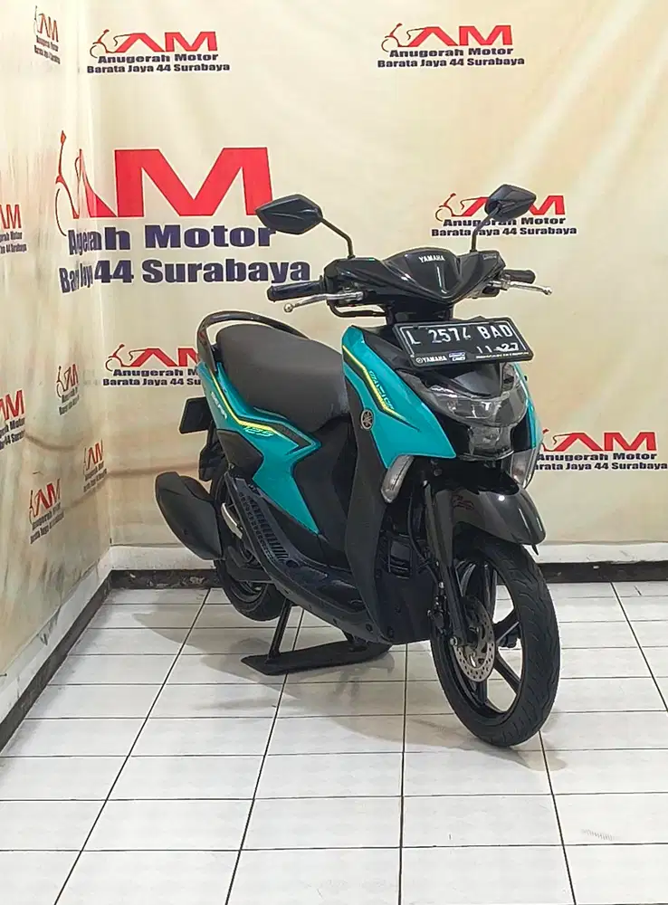 Siap pakai yamaha Gear 125 Tahun 2022 warna Hijau tosca