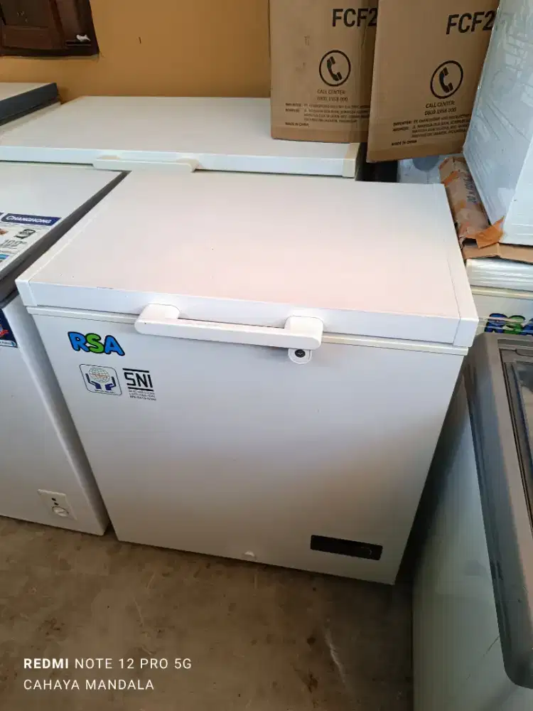 Rsa frezeer box 150 liter mulus original pabrik