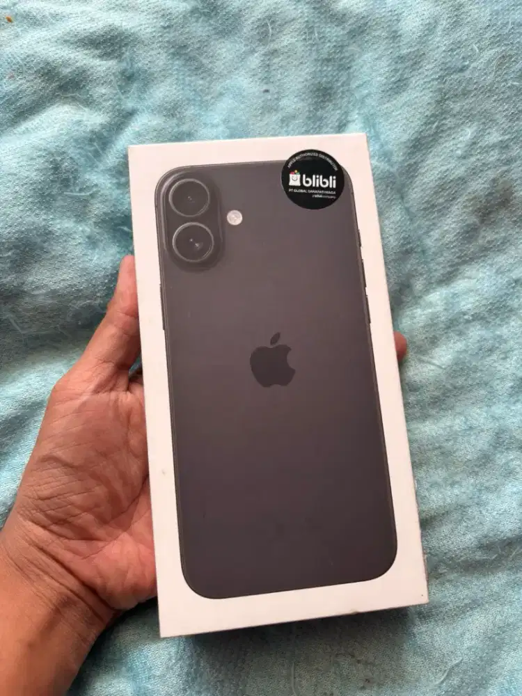 iPhone 16 Plus 128GB Black Garansi Resmi 1 Tahun