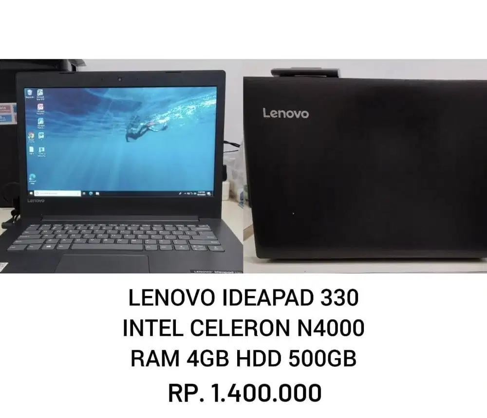 Lenovo IdeaPad 330 | Intel Celeron N4000 | RAM 4GB | HDD 500GB