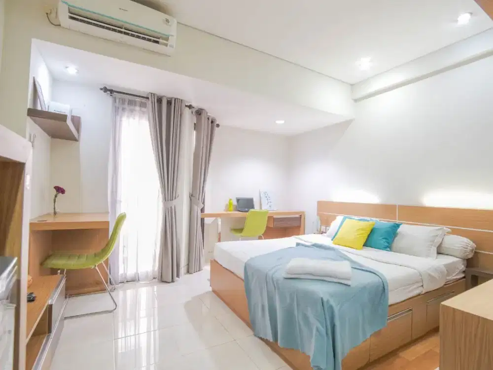 Type Studio Apartemen Tamansari Sudirman, Disewakan Fully Furnished Bulanan, City View - Lokasi Strategis Sudirman-Thamrin-Gatsu, Dekat MRT, RS MMC
