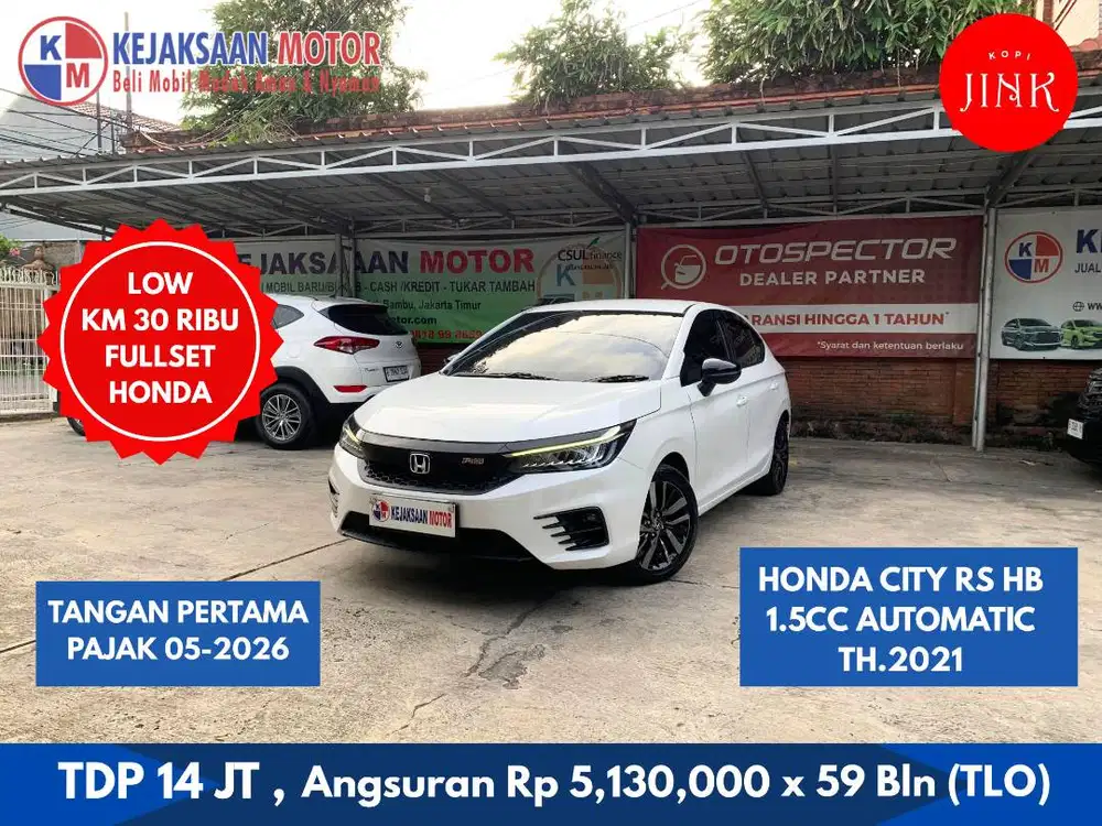 Honda City Hatchback Rs Sensing 1.5cc Automatic Th.2021
