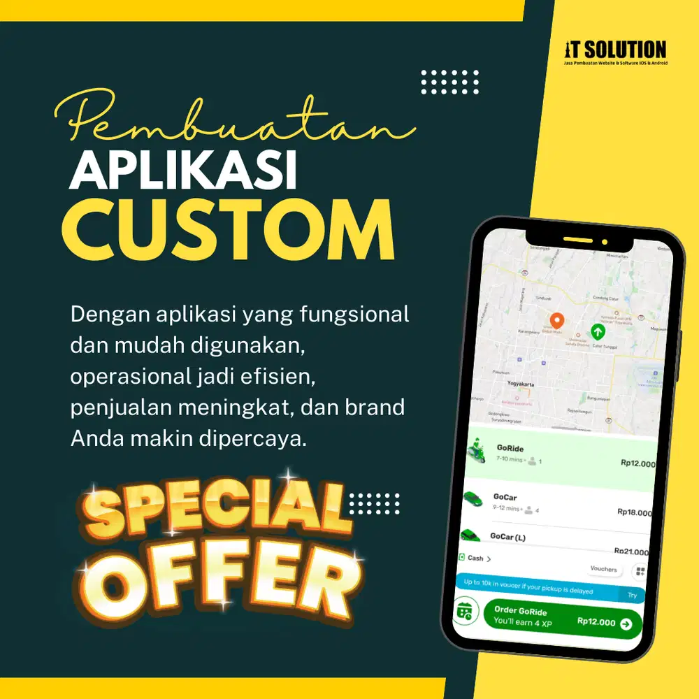 Pembuatan Aplikasi Custom Android dan iOS di Cilandak