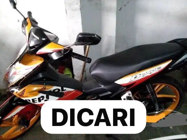 DI CARI HONDA BLADE RAMPING 2009 KE ATAS BLADE REPSOL 2011