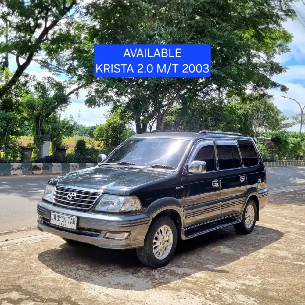 Toyota kijang krista 2.0 M/T 2003