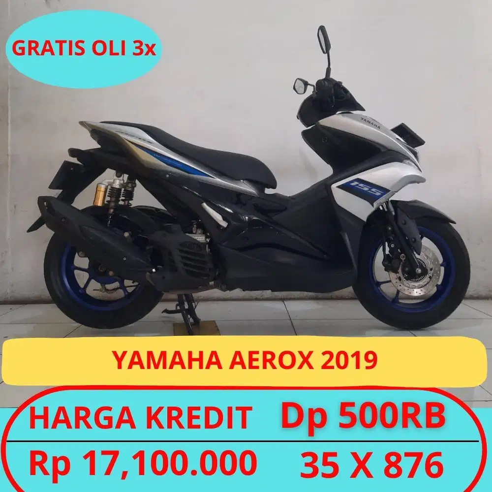 YAMAHA AEROX 2019 DP HANYA 500 RIBU GUYSSS