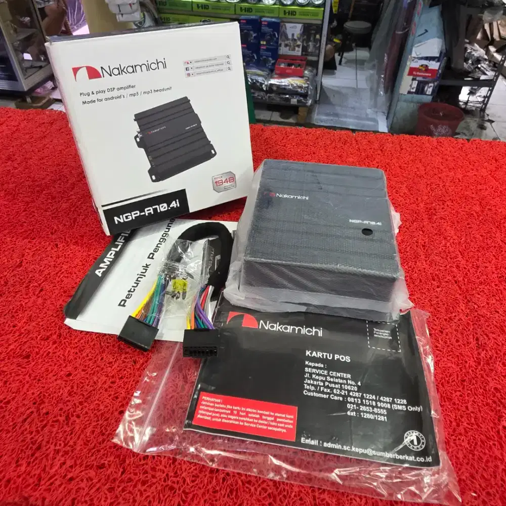 Power Nakamichi NGP-A70.4i Plug & Play DSP Amplifier For Android mini