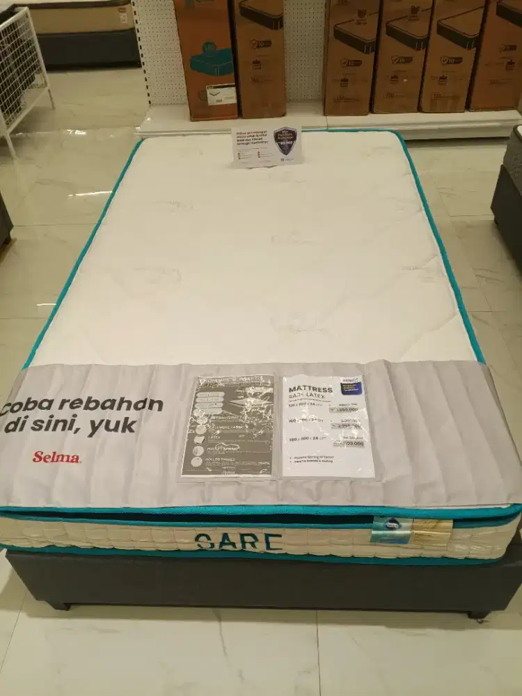 PROMO DISKON 47%  SPRINGBED MATRAS latex ukuran 120, 160, dan 180